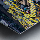 Taxi parking in Kolkatas busy streets during daytime Metal print