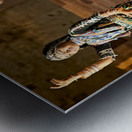 Traditional dance performance in Khimsar Rajasthan showcases cul Metal print