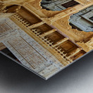 Exploring a traditional haveli house in Jaisalmer Rajasthan Metal print