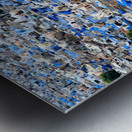 Cityscape of blue houses in Jodhpur Rajasthan during the aftern Metal print