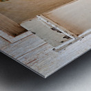 Artwork of a seated figure in Mehrangarh Fort Jodhpur Rajastha Metal print