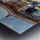 Cows resting at Sardar Market in Jodhpur Rajasthan during the d Metal print