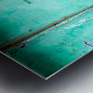 Decorated painted house in Bundi Rajasthan Metal print