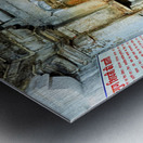 Rituals at Chittorgarh Fort in Rajasthan India during the day Metal print