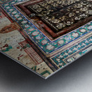 Decorations and paintings at Taragarh Fort in Bundi Rajasthan Metal print