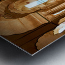 Exploring the architecture of Amber Palace in Rajasthan India Metal print