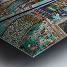 Decorative paintings inside Taragarh Fort in Bundi Rajasthan Metal print