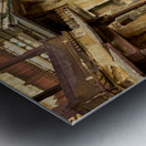 Exploring the fort complex in orchha madhya pradesh india Metal print