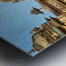 Exploring the historic fort complex in Orchha Madhya Pradesh I Metal print