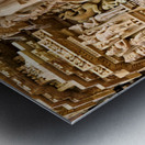 Hindu temples of Khajuraho in Madhya Pradesh showcase ancient ar Metal print