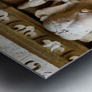 Hindu temples of Khajuraho in Madhya Pradesh showcase carvings Metal print