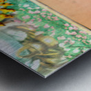 Sadhu in Varanasi Uttar Pradesh with long hair and beard Metal print