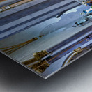 Visit to San Domenico Maggiore church in Naples Campania Italy Metal print