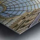 Visitors enjoy Galleria Umberto I in Naples for the holidays Metal print