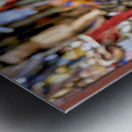 Junk dealer displays various items in Naples Campania Italy Metal print