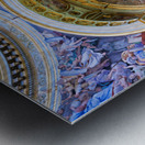 Visitors explore Naples Cathedral in Campania Italy Metal print