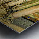 Exploring Naples Cathedral and its notable religious statues Metal print