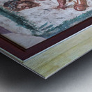 Ancient artwork display at National Archaeological Museum of Nap Metal print