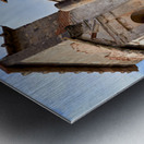 Pompeii ruins showcase ancient architecture in Italy Metal print