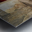 History of ancient Roman city of Pompeii in Naples Campania Ital Metal print