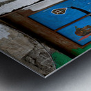 Street art in Quartieri Spagnoli reflects local culture in Naple Metal print