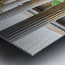 Exploration of ancient Roman architecture in Pompeii Naples Metal print