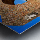 Ruins of ancient Pompeii in Naples Campania Italy under blue sky Metal print