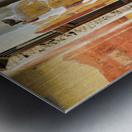 Exploring ancient walls in Pompeii Naples Campania Italy Metal print