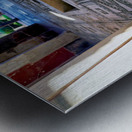 Mosaic floor in Pompeii reveals Roman art and ancient history Metal print