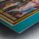 Depiction of a butcher at work in Museo di Capodimonte in Naples Metal print