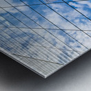 Reflections of one world trade center in manhattan Metal print