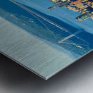 View of upper west side and george washington bridge in manhatta Metal print