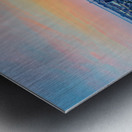 Aerial view of Empire State Building at sunset in New York City Metal print