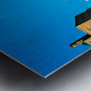 Chrysler Building stands tall among Manhattan buildings in New Y Metal print