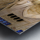 Visitors admire St. Patricks Cathedral in Manhattan during the  Metal print