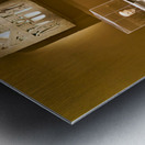 Usermontus sarcophagus at the Met in New York Metal print