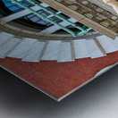 Perseus holds Medusas head at Metropolitan Museum of Art in New Metal print