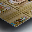 Visitors walk through St Metal print