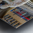 Gay Liberation sculpture at Christopher Park in Manhattan New Y Metal print