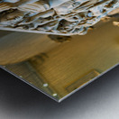 Sarcophagus display in the Greek and Roman Galleries of a museum Metal print