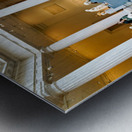 Visitors explore Greek and Roman art at the Metropolitan Museum  Metal print