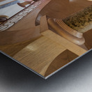 Stairs inside Palazzo Nicolaci in Noto Sicily during daytime Metal print