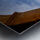 Noto Cathedral stands tall in Noto Sicily with blue sky backdro Metal print