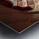 Inside Teatro Tina di Lorenzo in Noto Sicily during a performanc Metal print