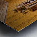 Visit to the palazzo nicolaci palace in noto sicily italy Metal print