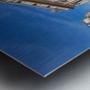 Visiting the town hall in caltagirone sicily italy Metal print