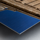 Religious procession at the cathedral of Caltagirone in Sicily  Metal print