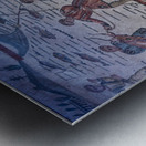 Mosaics show scenes of daily life at Villa Romana del Casale in  Metal print