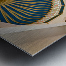 Visit to King Abdullah Mosque in Amman Jordan during daylight ho Metal print