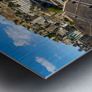 Visit the Roman Theater in Amman Jordan with a view of the city Metal print